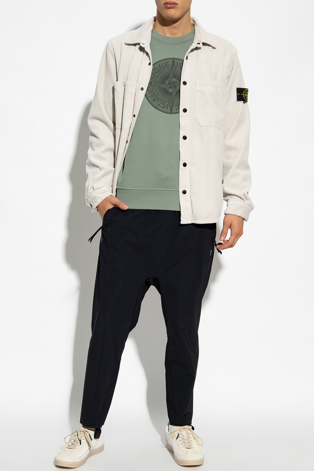 Stone island store corduroy jacket